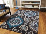 8 X 10 area Rugs Clearance Amazon.com: Large 8×11 Black Modern Rugs for Living Room Blue Gray …