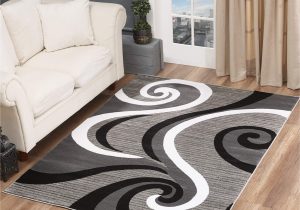 8 X 10 Black area Rug Glory Rugs Black area Rug 8×10 Gray Modern Carpet Bedroom Living Room Contemporary Dining Accent Sevilla Collection 4817a (grey Black)