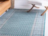 8 X 10 Teal area Rug Unique Loom Williamsburg Collection Traditional Border Teal area Rug 8 0 X 10 0