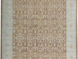 8 X 14 area Rug E Of A Kind Hand Knotted Brown Ivory 11 8" X 14 8" Wool area Rug