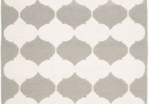 8ft by 8ft area Rug Dhurries Jackie Grey Ivory 5 Ft X 8 Ft area Rug