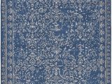 8ft X 10ft area Rug Khalo High/low Floral Wool Rug, Vallarta Blue/silver Gray, 8ft X …