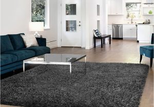 8ft X 10ft area Rugs Vista Living Claudia Shag area Rug 8ft. X 10ft., Charcoal