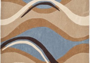 8×10 Blue and Brown area Rugs Safavieh Modern Art Mda617a Blue Brown area Rug Last Chance