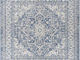 8×8 Blue area Rug Mark&day area Rugs, 8×8 Mantinge Traditional Indoor/outdoor Square Blue White area Rug (7’10” Square, Navy)