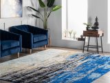 8×8 Blue area Rug Nuloom 8 X 8 Blue Square Indoor Abstract area Rug In the Rugs …