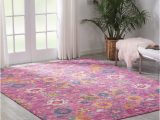 9 by 12 area Rugs for Sale Nourison Passion Fuchsia 9′ X 12′ area Rug, Boho, Moroccan, Bed Room, Living Room, Dining Room, Kitchen, , Easy Cleaning, Non Shedding (9′ X 12′)