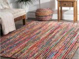 9 by 12 area Rugs for Sale Nuloom Jute and Cotton 9′ X 12′ Rectangle area Rugs In Multi …