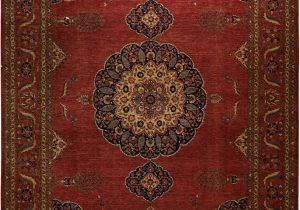 9 by 9 area Rug Antique Inspired Ahar Fine area Rug 9 8" X 13 9"
