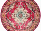 9 Foot Round area Rug Safavieh Monaco Pink Multi 9 Ft X 9 Ft Round area Rug