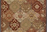 9 Foot Square area Rugs Surya Cae 1034 Caesar Red 9 Feet 9 Inch Square area Rug