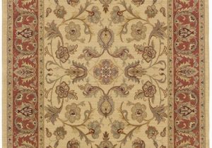 9 Ft by 12 Ft area Rugs Amazon oriental Pattern area Rug In Beige and Rust 12