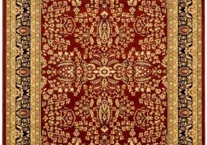 9 Ft by 12 Ft area Rugs Lyndhurst Dee Red Black 9 Ft X 12 Ft Indoor area Rug