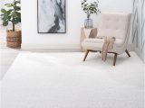 9×12 solid Color area Rugs Transitional 9×12 area Rug Shag Thick (8’9” X 12’2”) solid White Living Room Easy to Clean
