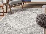 Akron Creek Cream Light Gray area Rug Tiva Tiv-2313 Gray 6’7 X 9′ area Rug