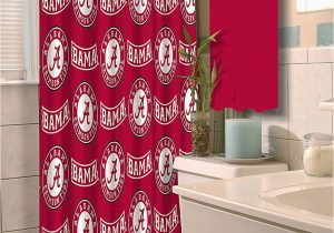 Alabama Crimson Tide Bathroom Rug Set Ncaa University Of Alabama Decorative Bath Collection Shower Curtain