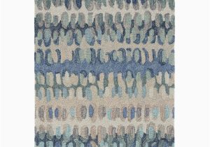 Albert and Dash area Rugs Paint Chip Abstract Hand Wool Blue area Rug