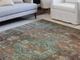 Alexander Home Leanne Traditional Distressed area Rug Alexander Home Persian Indoor Polyester area Rug Overstock.com