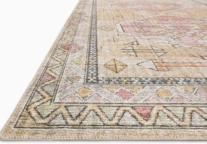 Alexander Home Leanne Traditional Distressed area Rug Loloi Ii Skye Collection Sky-01 Traditional Rug 2′-3″ X 3′-9″ Gold …