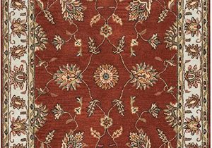 Amazon 5 by 8 area Rugs Rizzy Home Volare Collection Wool area Rug 5 X 8 Rust Taupe Sage Tan Khaki Border