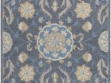 Amazon area Rugs 8×10 Blue Rizzy Home Resonant Collection Wool area Rug 2 6" X 8 Coco Tan Blue Gray Floral