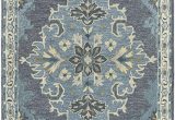 Amazon area Rugs 8×10 Blue Rizzy Home Resonant Collection Wool area Rug 8 X 10 Dark Gray Blue Gray Gray Blue Natural Ivory Central Medallion