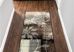 Amazon area Rugs and Runners Superior Indoor area Rug Runner with Jute Backing, Perfect for Hallway and Steps. Hardwood Floor Decoration Pastiche Contemporary Floral Patchwork …