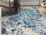 Amazon Blue area Rugs Persian Rugs 6490 Blue 8 X 11 Abstract Modern area Rug