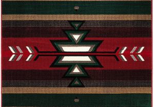 American Indian Style area Rugs Champion Rugs southwest southwestern Native American Indian Modern area Rug Carpet Red 7 8” X 10 8”
