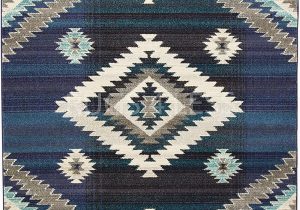 American Indian Style area Rugs Western southwestern Native American Indian area Rug 1033 Storm Blue 5ft X 7ft