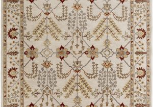 Ann and Hope area Rugs Henriksen Hand Tufted Ivory Burgundy area Rug