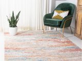 Aqua and orange area Rugs Covent Abstract Beige/aqua/orange area Rug