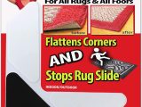 Area Rug Corners Curl Up Nevercurl 8pk Rug Corner Grippers – Instantly Flattens Rug Corners Stops Rug Slipping, Stiff Layer Prevent Curling, Renewable Rug Gripper Sticky Gel, …