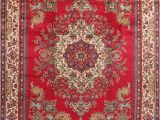 Area Rug for 10×12 Room Consigned Tabriz oriental Traditional Medallion Handmade area Rug Red 10×12