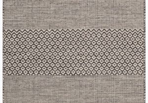 Area Rug for 12×14 Room Jodi Striped Handmade Flatweave Cotton Ivory Anthracite area Rug