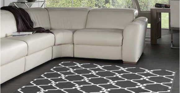 Area Rug for Grey Floors Dark Gray and White area Rug Love This Color Bo with