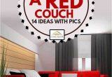 Area Rug for Red Couch What Goes with A Red Couch [14 Ideas with Pics] Home