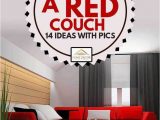 Area Rug for Red Couch What Goes with A Red Couch [14 Ideas with Pics] Home