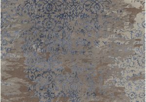 Area Rug Gray Blue Rupec Collection Hand Tufted area Rug In Grey Blue Brown