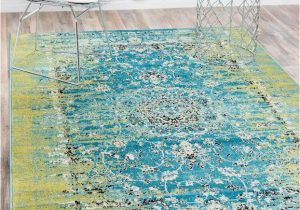 Area Rug Green Blue Neuilly oriental Blue Green area Rug