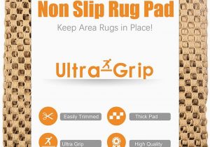 Area Rug Gripper Hardwood Floors ifrmmy Premium Extra Thick Non Slip area Rug Pad Supper Gripper Hardwood Floors Keeps Your Rugs In Place 2×4 Ft