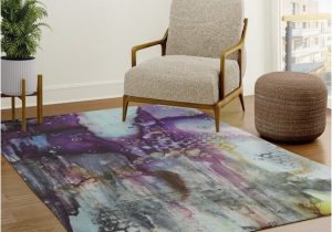 Area Rug On Carpet Living Room Purple Abstract Artwork On area Rug Carpet Watercolor original …