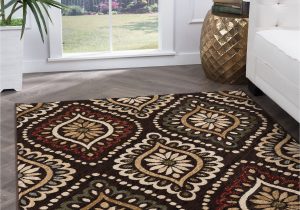 Area Rug Set Of 3 3 Piece Set Brown Red and Green area Rug Laguna