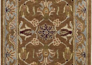 Area Rug Set Of 3 Safavieh Heritage Collection Hg812a Handcrafted Traditional oriental Brown and Blue Wool area Rug 2 X 3