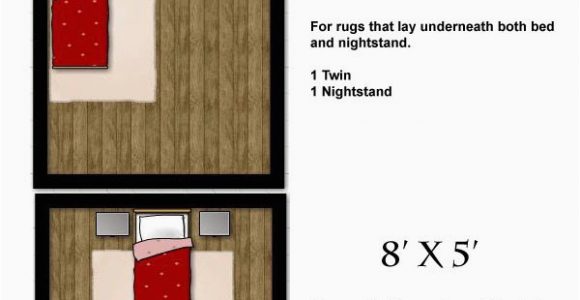 Area Rug Size for Twin Bed area Rug Size Guides for Twin and Queen Size Beds