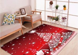Area Rug Slips On Carpet Amazon Merry Christmas 3d area Rug Non Slip Doormat