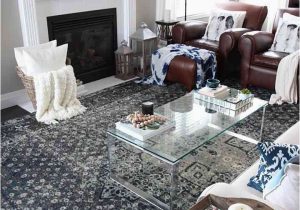 Area Rug to Go with Gray Couch New Indigo Blue Rugs In Our Living Room and Kitchen