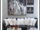 Area Rug to Go with Gray Couch Rustic Glam Living Room New Rug Setting for Four