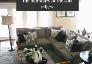 Area Rug Under Coffee Table Only Design Guide How to Style A Sectional sofa
