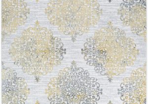 Area Rug with Gold Accents Jakes Power Loom Gold Silver Rug